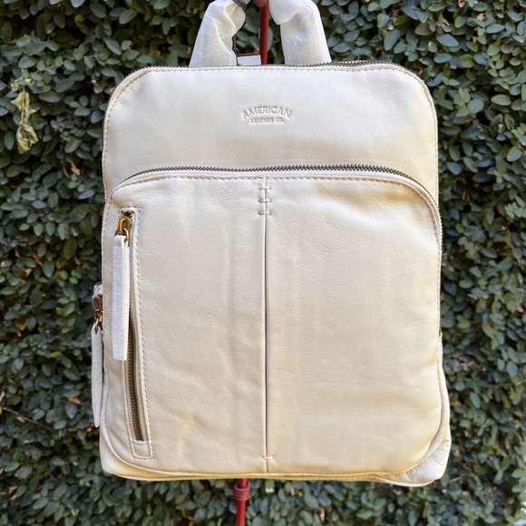 American Leather Co. Cream Backpack